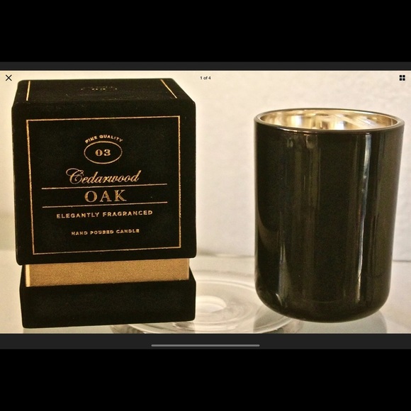 DW HOME CEDARWOOD OAK CANDLE RICHLY SCENTED BOX - Picture 1 of 4